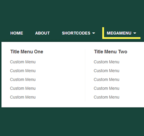 Navigation Menu Style 33