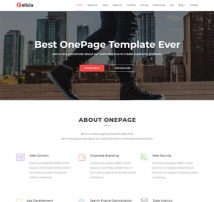 Felicia - Parallax One Page HTML Template