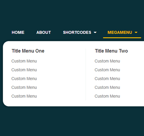 Navigation Menu Style 37