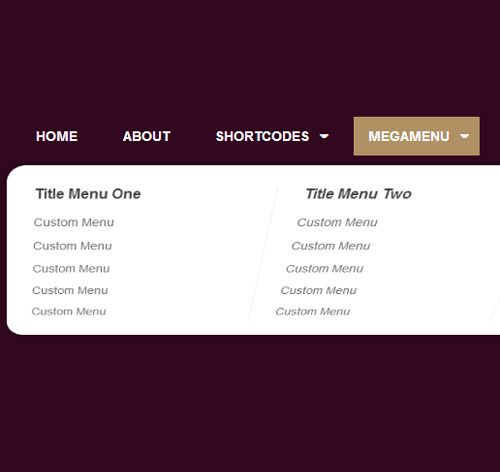 Navigation Menu Style 38