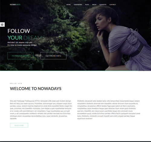 NowaDays - Multipurpose One/Multipage Creative Agency Joomla Theme