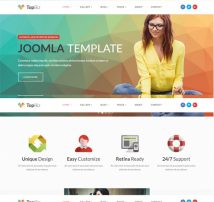 TopBiz - Responsive Corporate Joomla Template With Page Builder