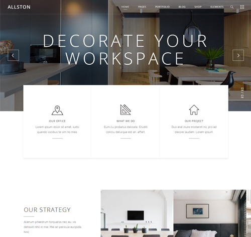 Allston - A Contemporary Theme for Interior Design and Architecture