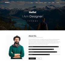 Daniels - Onepage Portfolio Joomla! Theme