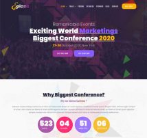 Eplano - Event and Conference WordPress Theme