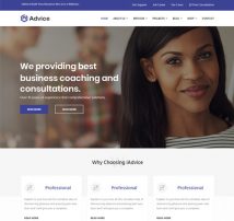 iAdvice - Business Consulting and Professional Services Joomla Template