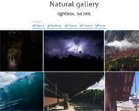 Natural Gallery : A Natual Layout List Gallery