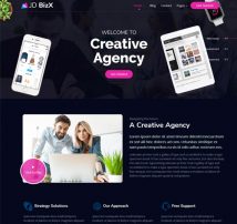 JD BizX - Creative One Page Multipurpose Joomla Template