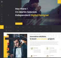 Solonick - Personal Portfolio WordPress Theme