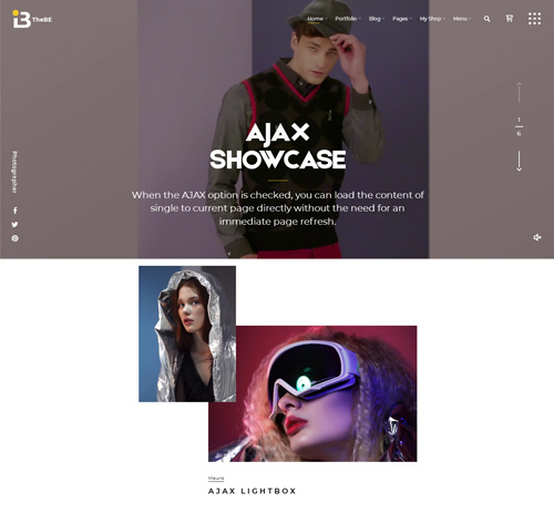 Thebe - Portfolio WordPress Theme