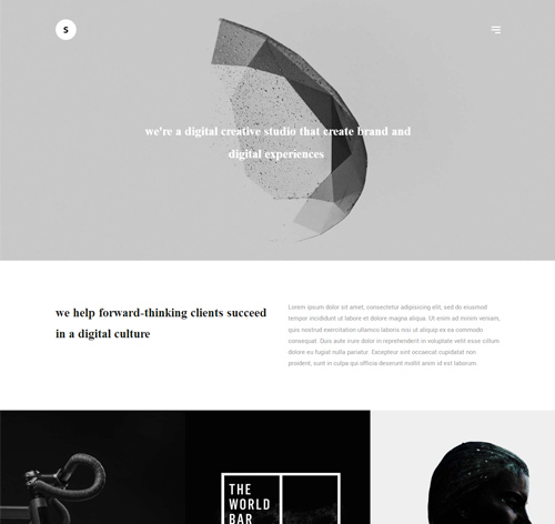 Sima - Minimal Portfolio WordPress Theme