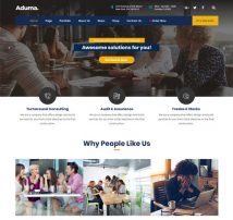 Aduma - Consulting, Finance, Business WordPress Theme