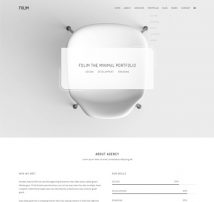 Folim Lite - Clean Minimalist Portfolio WordPress Theme