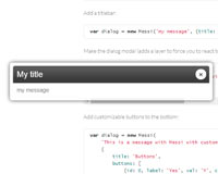 MessiJS : A simple, elegant message plugin for jQuery