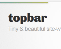 Topbar : Tiny & beautiful site-wide Progress Indicator
