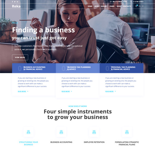 Business\Corporate | Reka Business WordPress for Business\Corporate