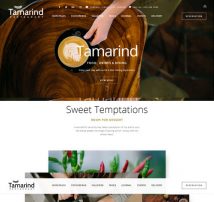 Tamarind Restaurant Theme for WordPress