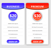 Pricing Table Style 99