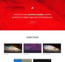 Anchord | Freelancer & Creative Agency Portfolio Theme