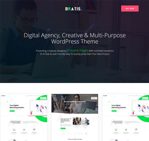 Bratis - Digital Marketing WordPress Theme