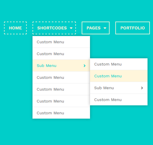 Navigation Menu Style 56