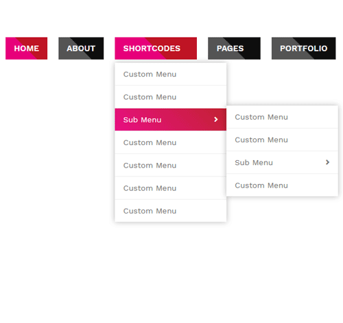 Navigation Menu Style 57