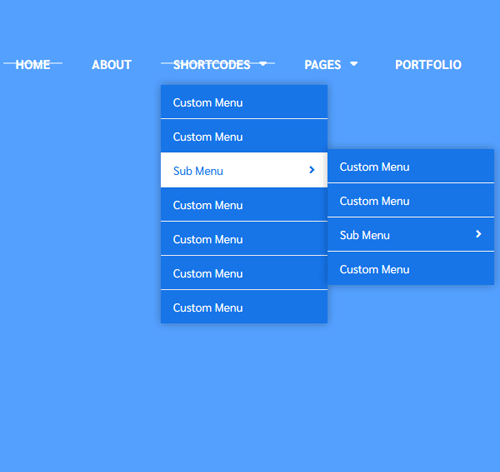 Navigation Menu Style 58