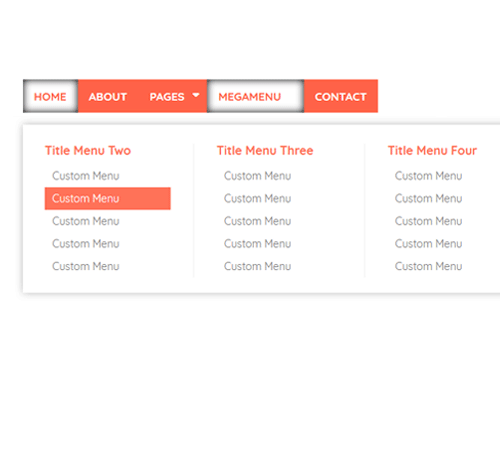 Navigation Menu Style 59