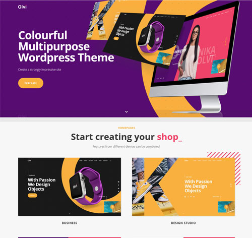 Olvi | A Creative MultiPurpose WordPress Theme