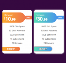 Pricing Table Style 102