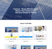 Castron - Home Maintenance, Repair and Improvement Services Drupal 8.6 Theme