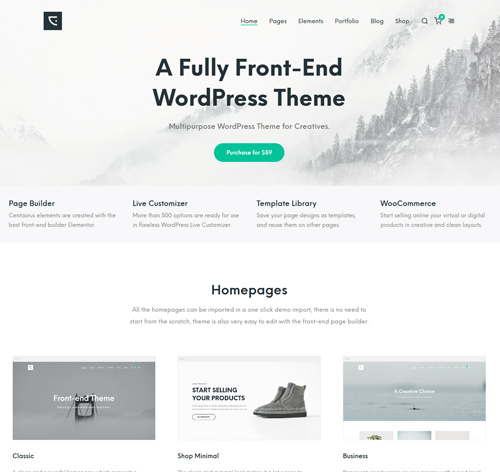 Centaurus - Creative Multi-Purpose WordPress Theme