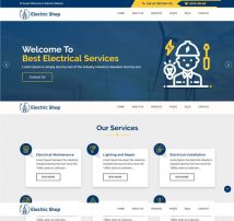 ElectricShop - Responsive Drupal 8.5 Electrical Service Theme