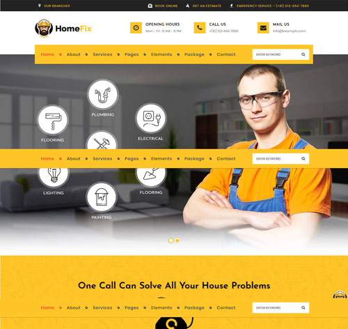 HomeFix - Handyman, Maintenance WordPress Theme