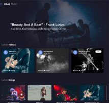 Oraz - Music Band Joomla Template