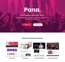 Pana Events Listing and Conference Drupal 8.6 Theme