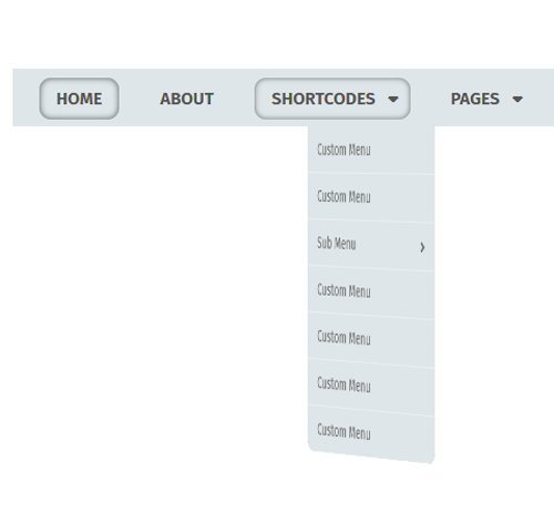Navigation Menu Style 62