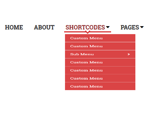 Navigation Menu Style 63