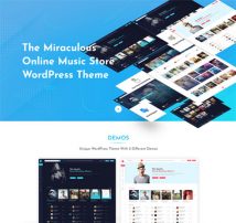 Miraculous - Online Music Store WordPress Theme