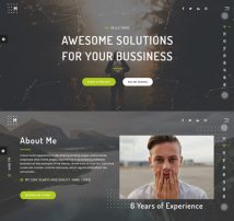 Mumbrass - Full Screen Personal Portfolio WordPress Theme