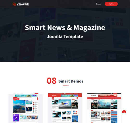 Vinazine - Joomla News Magazine Template