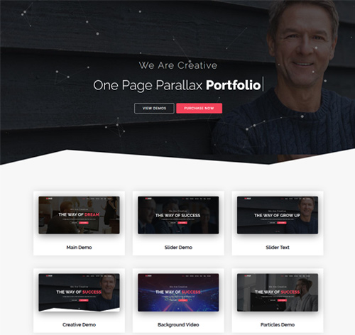 Bemax - OnePage Parallax Joomla Theme