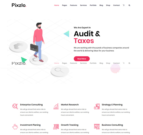 Pixzlo - Creative Theme for Professionals