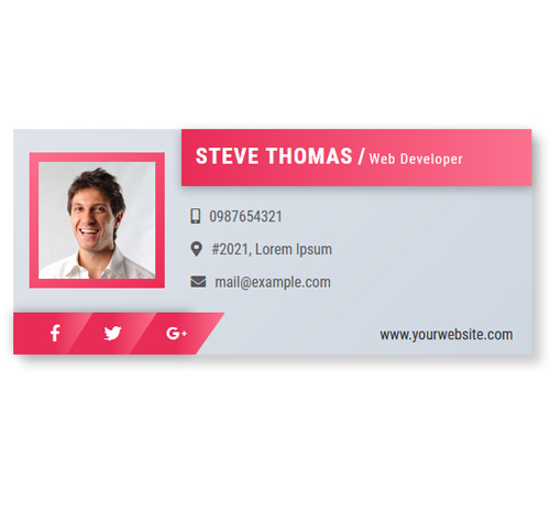 Email Signature Style 19