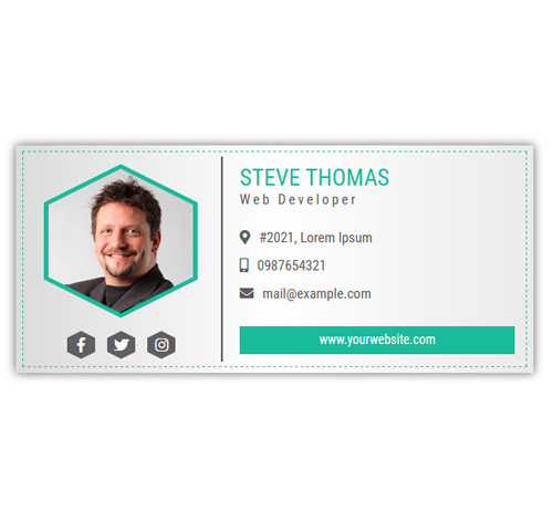 Email Signature Style 21