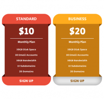 Pricing Table Style 109