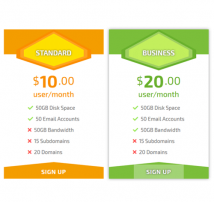 Pricing Table Style 111