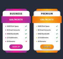 Pricing Table Style 113