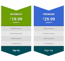 Pricing Table Style 123