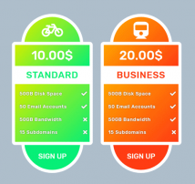 Pricing Table Style 126